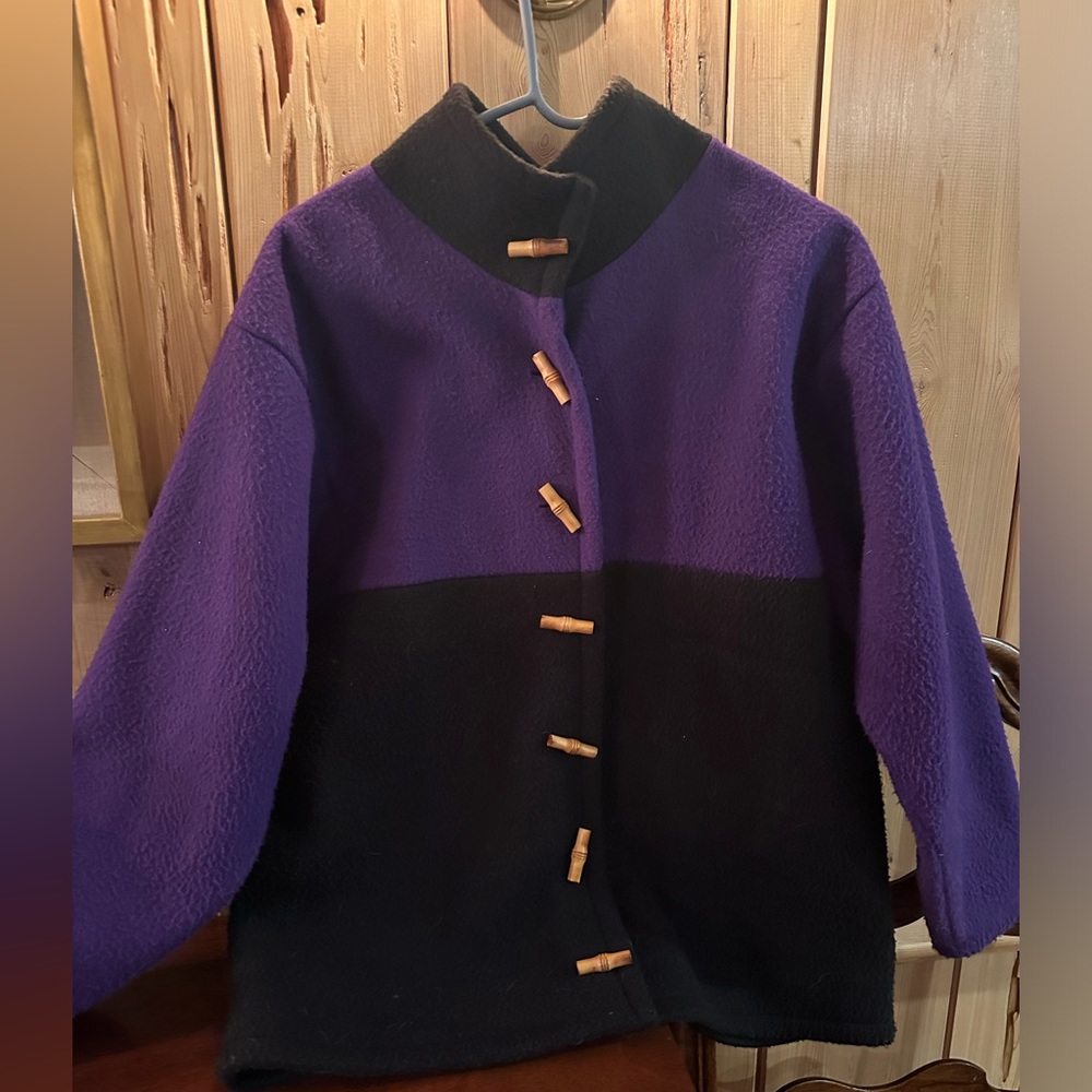 Ditto purple and black winter jacket. Size S